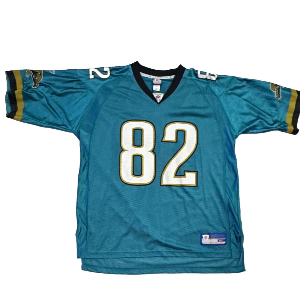 Reebok Jacksonville Jaguars XL NFL Football Jersey #82 Smith Teal